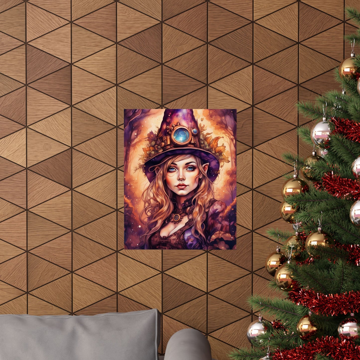 Prismveil Gnomes – Liora, The Lantern Bearer Poster (8x10, 12x16, 16x20)