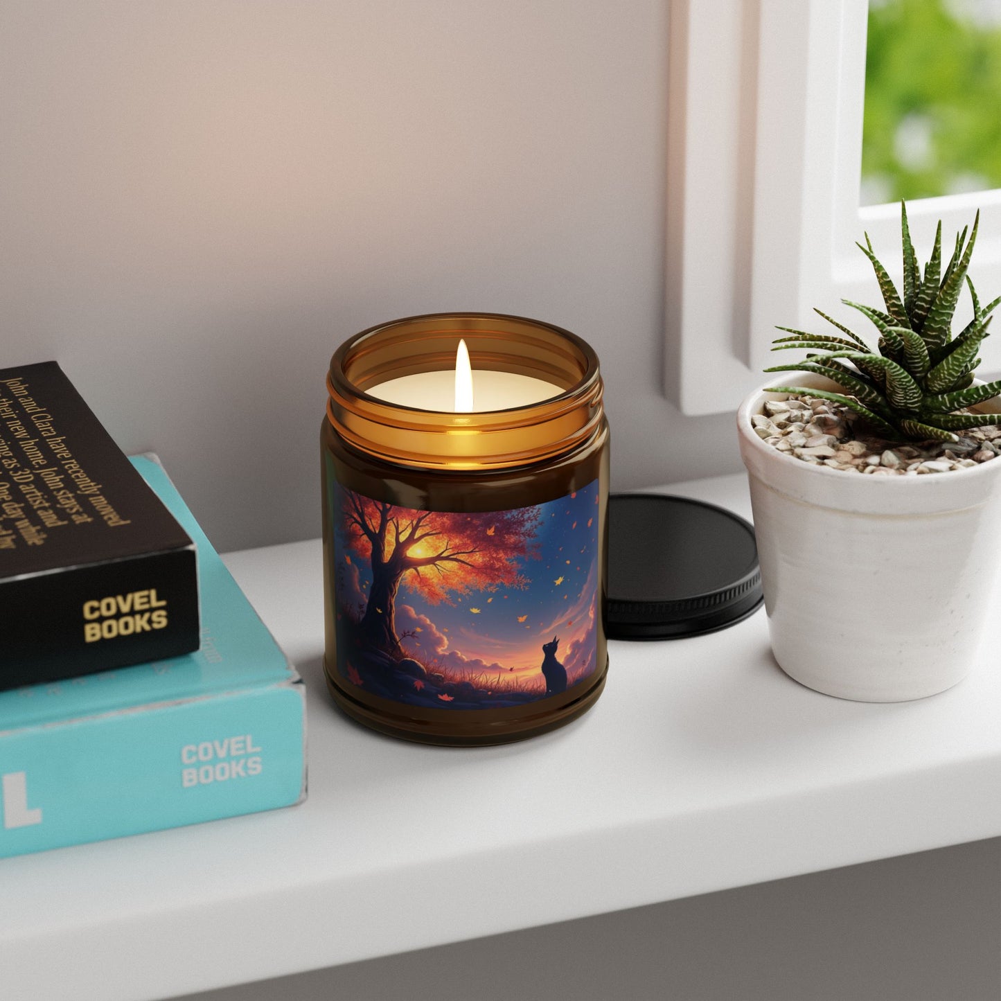 Autumn Cat Dreams – Golden Horizon Candle (4oz and 9oz)