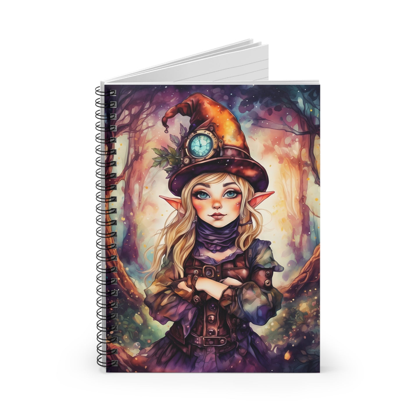 Prismveil Gnomes – Nyxie, Keeper of the Luminous Tapestry Spiral Journal
