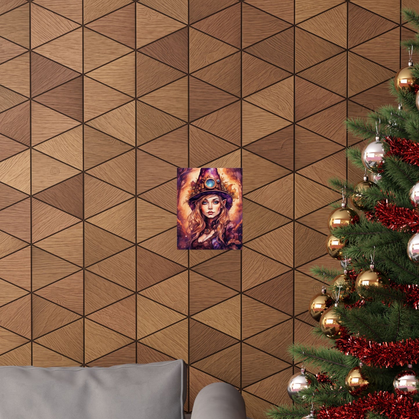 Prismveil Gnomes – Liora, The Lantern Bearer Poster (8x10, 12x16, 16x20)