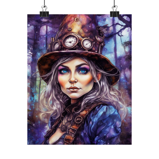 Prismveil Gnomes – Sylvaen, The Twilight Alchemist Poster (8x10, 12x16, 16x20)