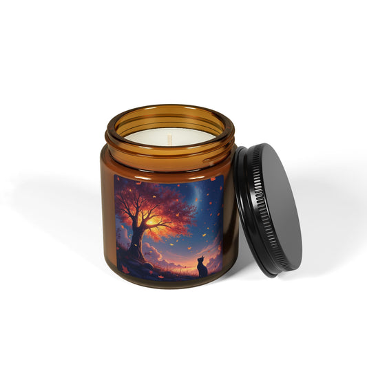 Autumn Cat Dreams – Golden Horizon Candle (4oz and 9oz)