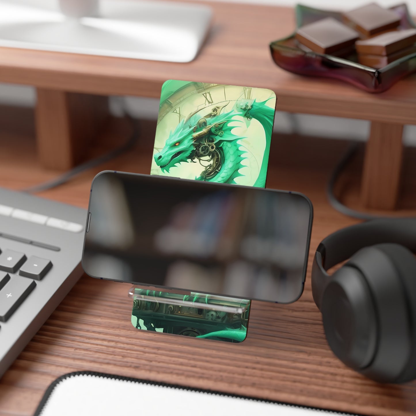 Whispers of the Veilspire – Lirana Mobile Phone Stand